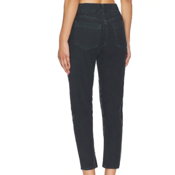 Citizens of Humanity Womens Leah Cotton Tapered Cargo Pants Black Size 26 - Picture 2 of 13